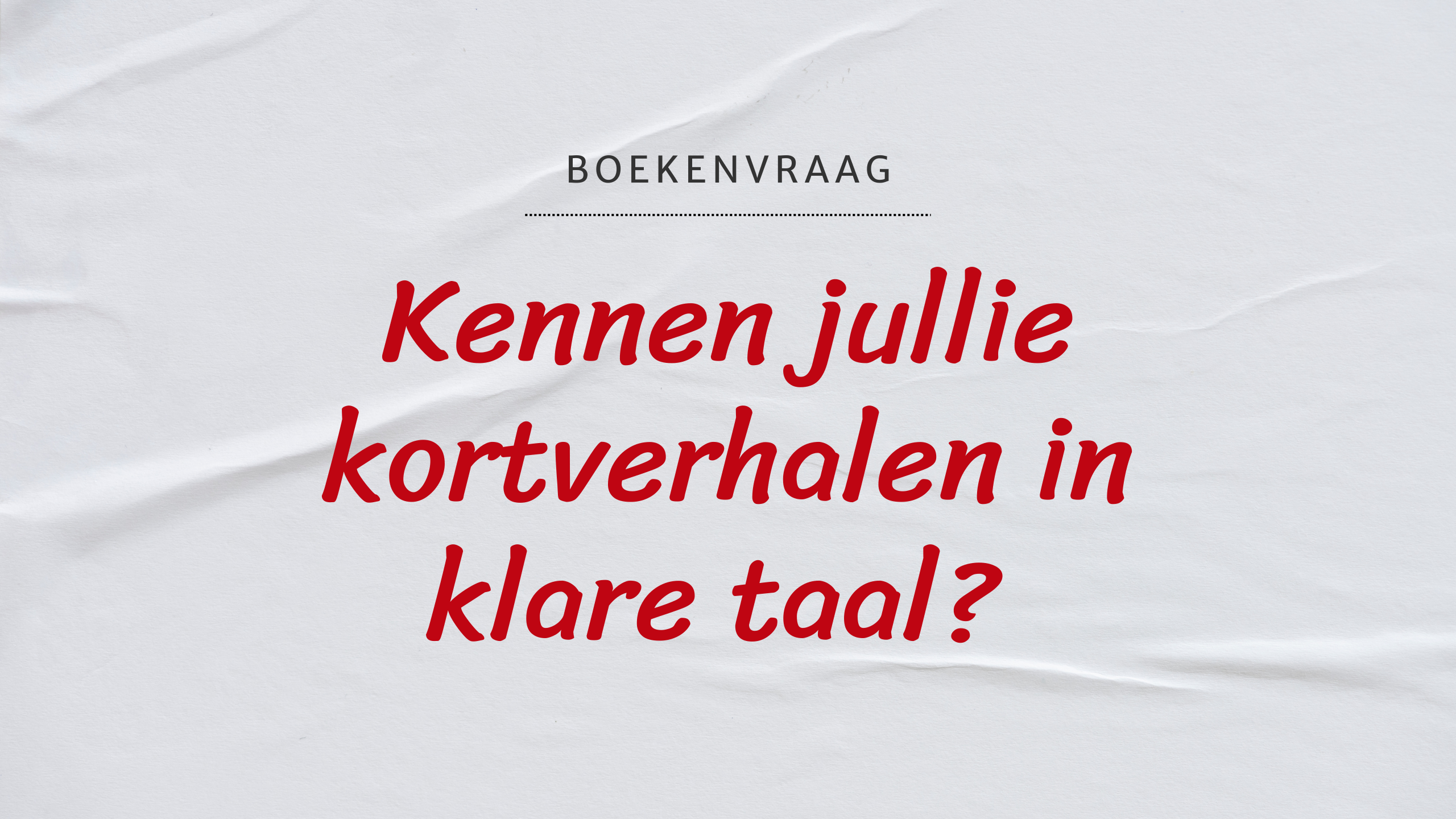 Je bekijkt nu M. vraagt advies